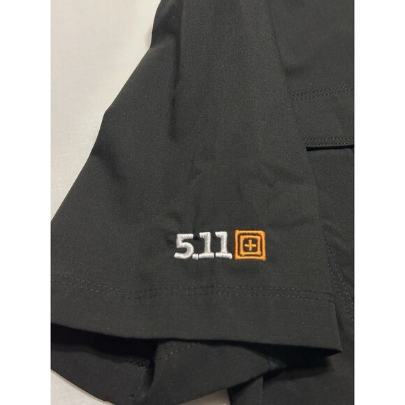 5.11 Tactical DSR Racing Mens Short Sleeve Button Shirt Size Small 5 11 Black - Picture 5 of 12